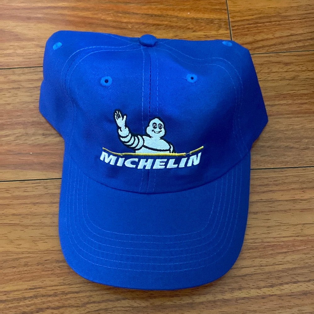 Michelin *Adjustable Hat/Cap*  Blue w/ Michelin Man Logo